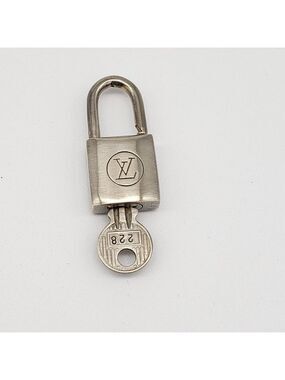 Louis Vuitton Vintage Silver Plated Padlock